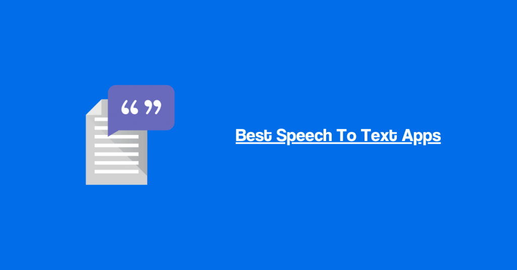 Melhores Aplicativos De Fala Em Texto For Pc Smartphones