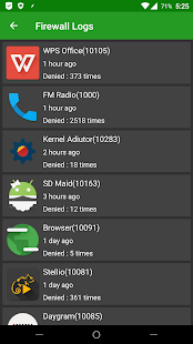 Screenshot do AFWall + (Firewall do Android +)