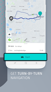 HERE WeGo - Screenshot de Navegação na Cidade
