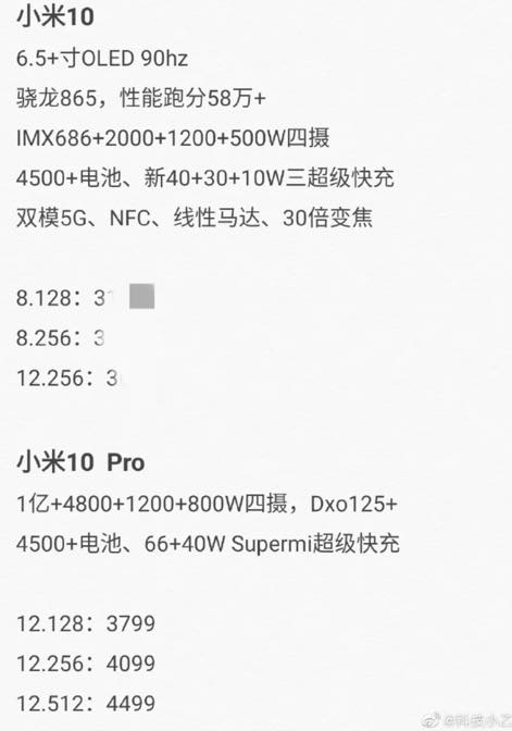 Xiaomi Mi 10 e Mi 10 Pro: Vazaram na internet as especificações