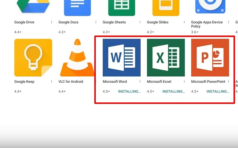 Microsoft Office para Chromebook 2