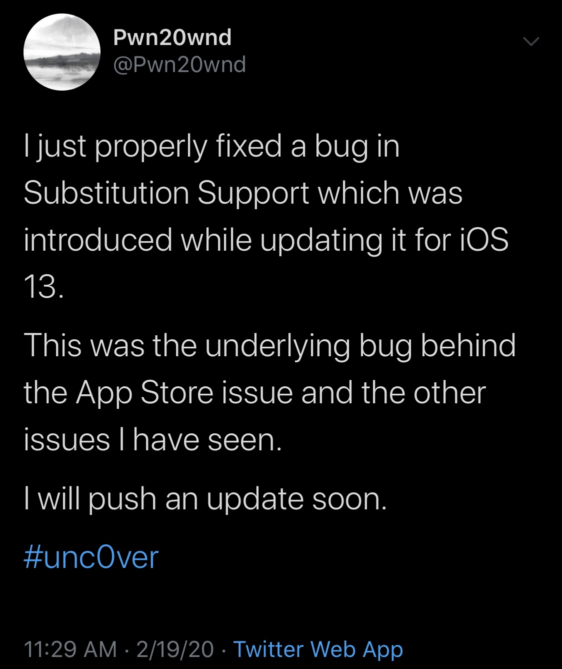 Unc0ver v4.0.3 atualização resolve bug de destaque da App Store e muito mais 3