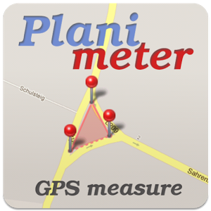 Planímetro - medida da área GPS