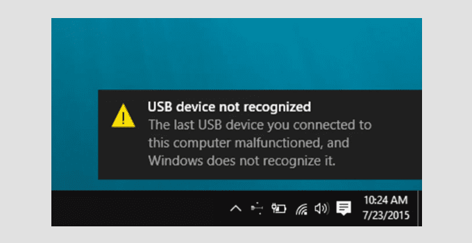 2 Como superar o USB não reconhecido no laptop / computador