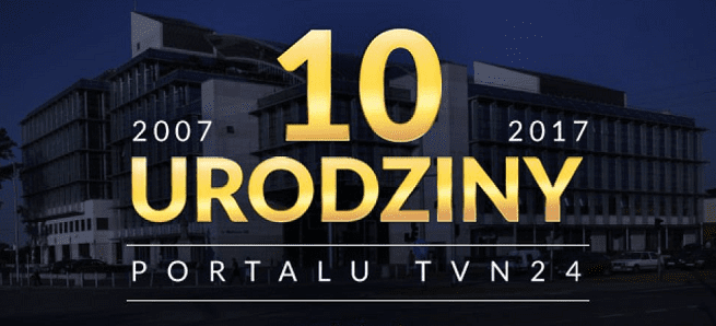 10º aniversário do portal tvn24.pl. "A televisão moderna não pode existir sem a parte da Internet"