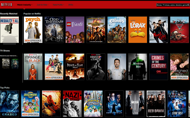 Netflix está planejando séries com seleções de usuários finais